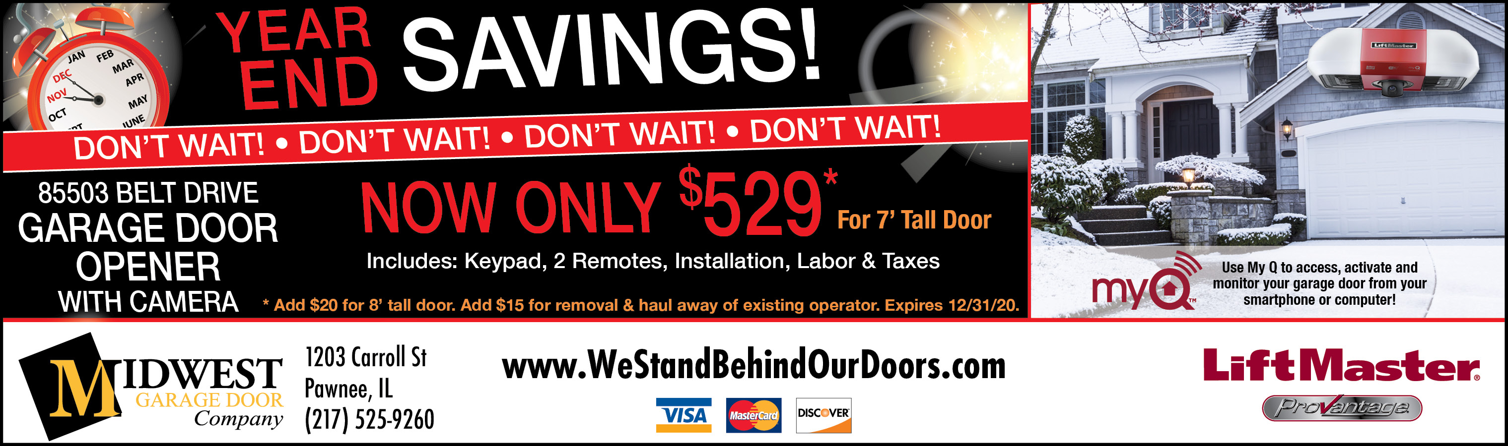 Garage Door Specials