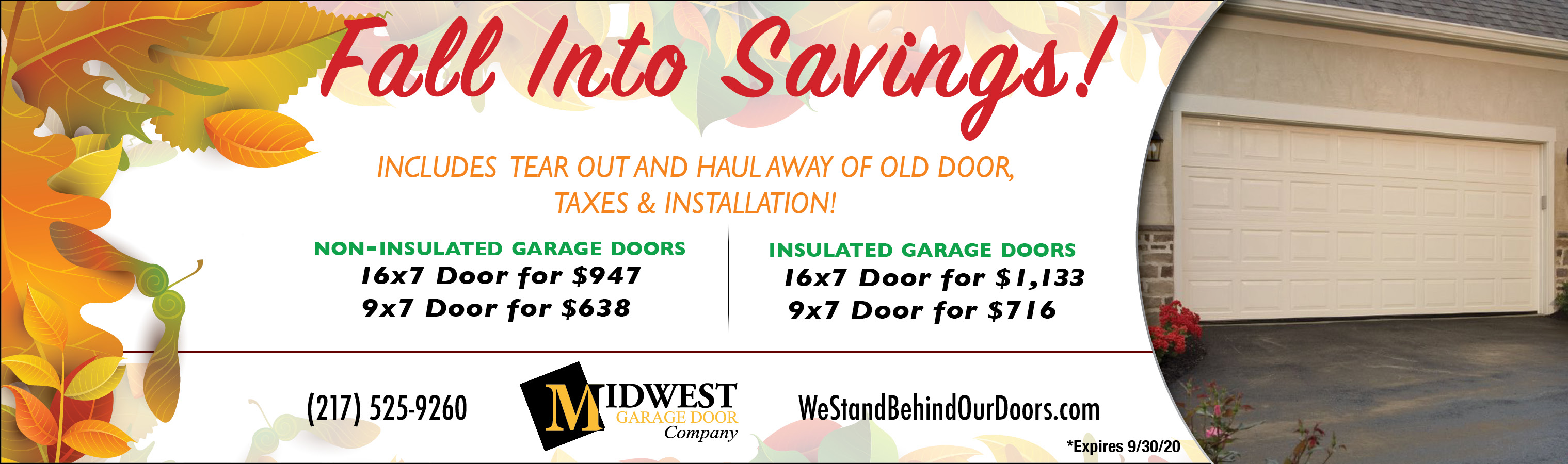 Garage Door Specials