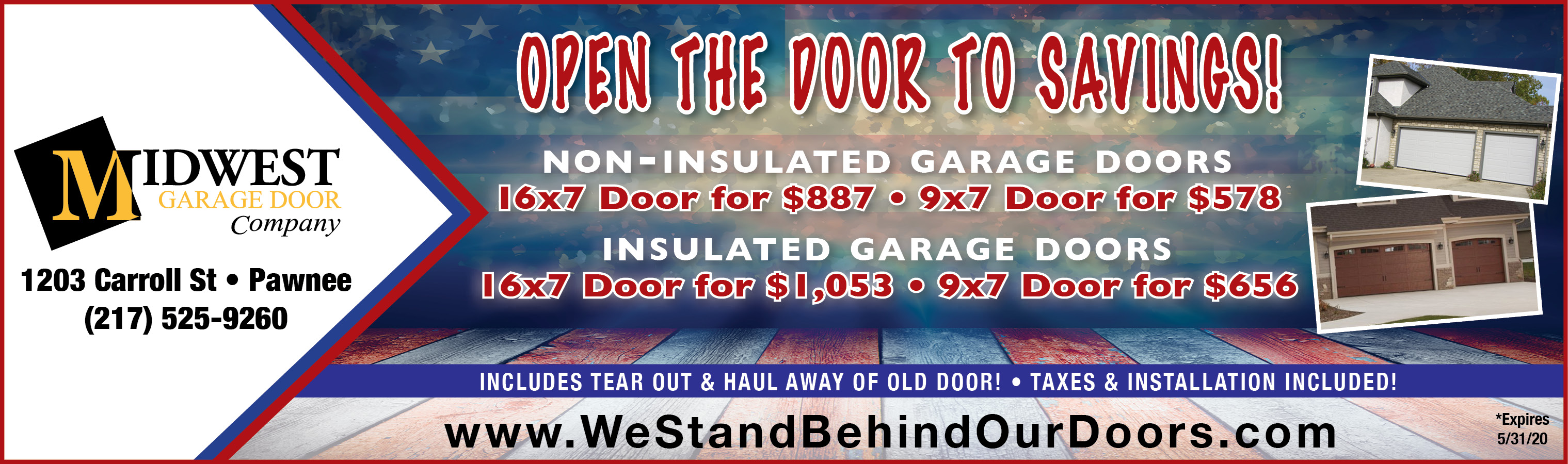 Garage Door Specials