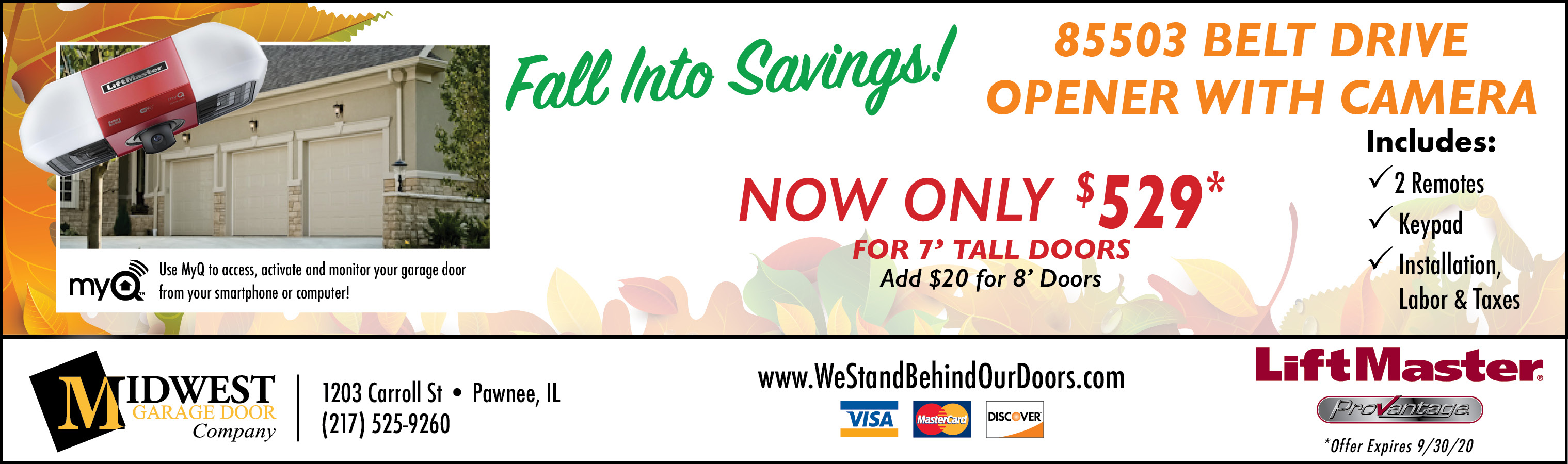 Garage Door Specials